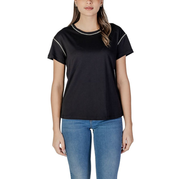 Black Cotton T-Shirt