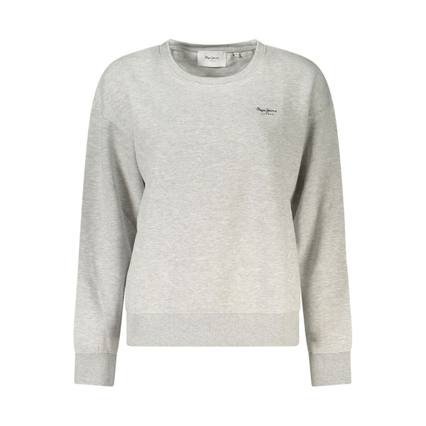 Gray Cotton Women Sweater
