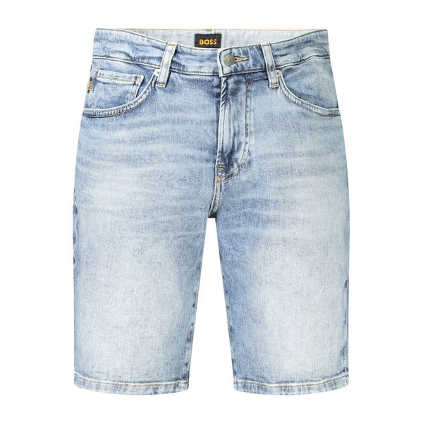 Blue Cotton Short