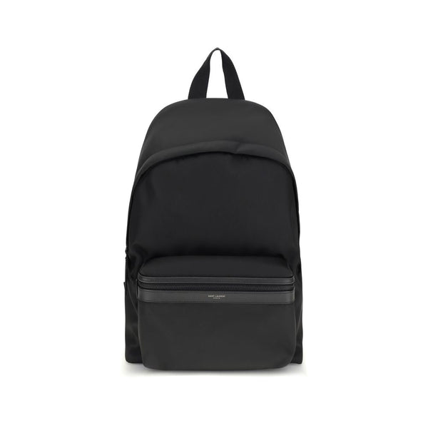 Black Recycled Polyamide Backpack