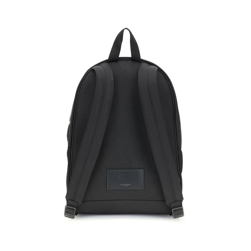 Black Recycled Polyamide Backpack