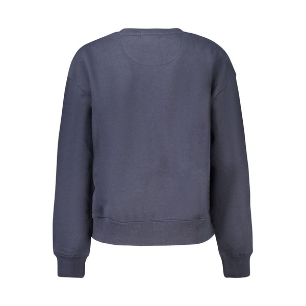 Blue Cotton Sweatshirt
