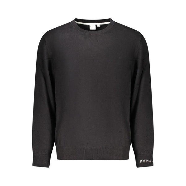 Black Cotton Sweater