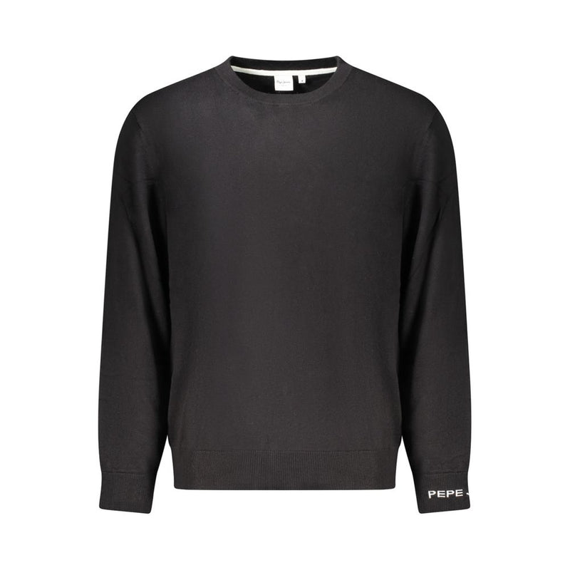 Black Cotton Sweater