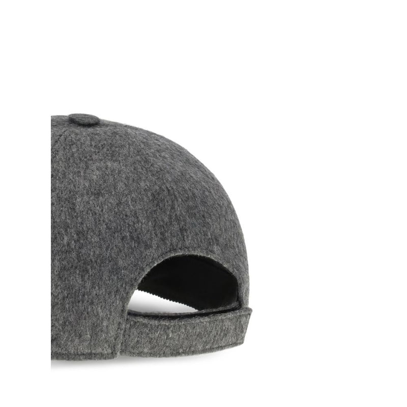 Gray Wool Cap (Baseball Hat)
