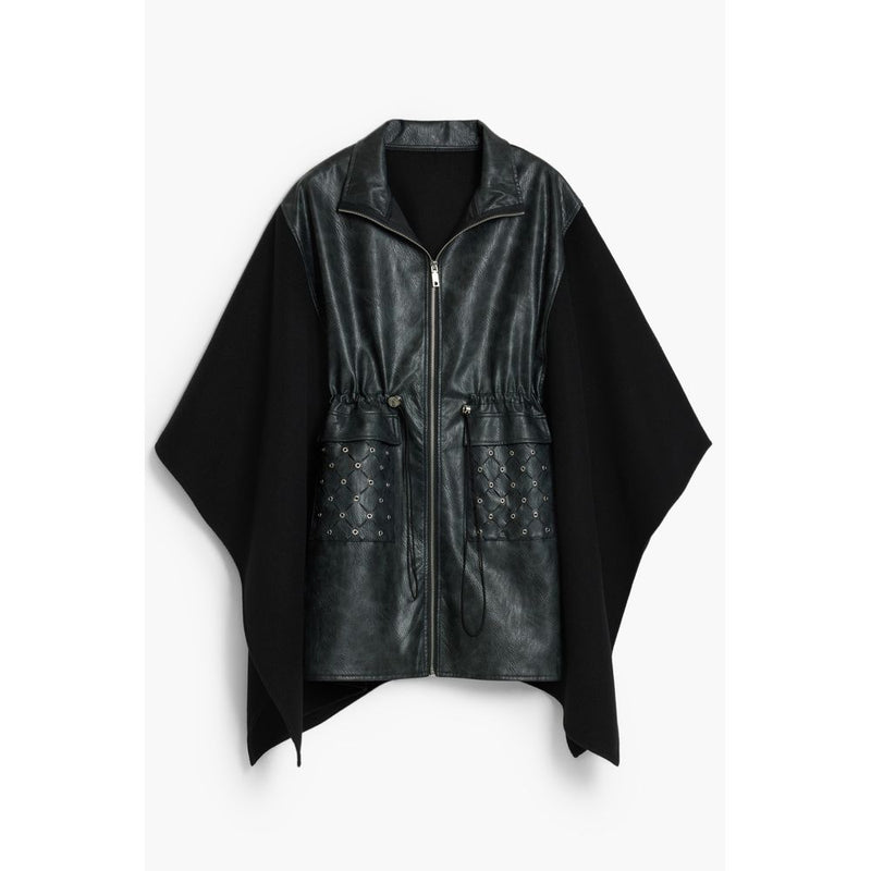 Black Polyester Sweater