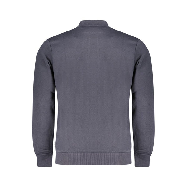 Blue Cotton Men Sweater