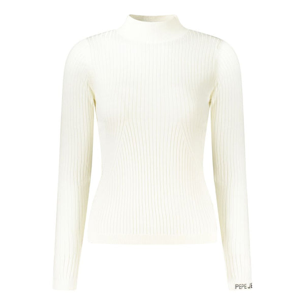 White Cotton Women Sweater
