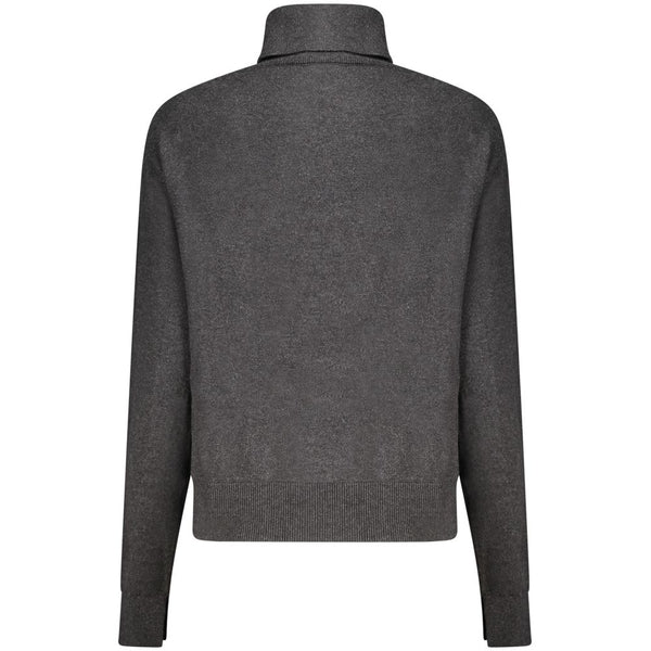Black Cotton Women Sweater