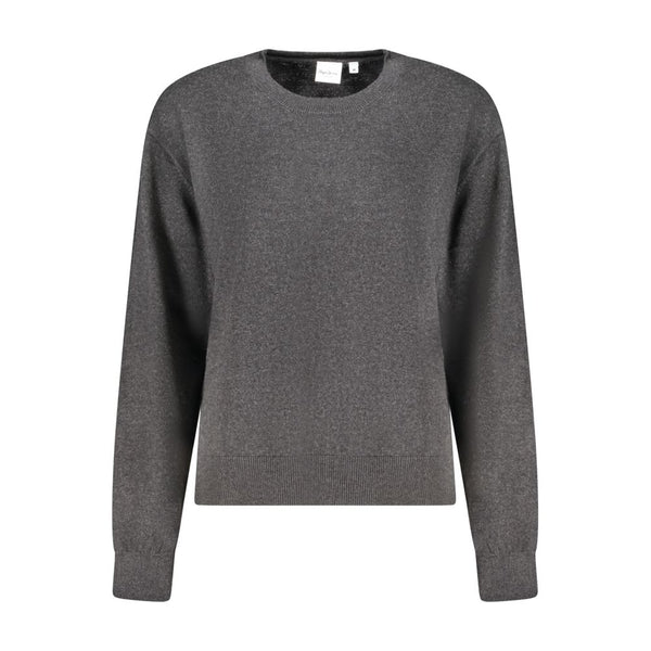 Black Cotton Women Sweater