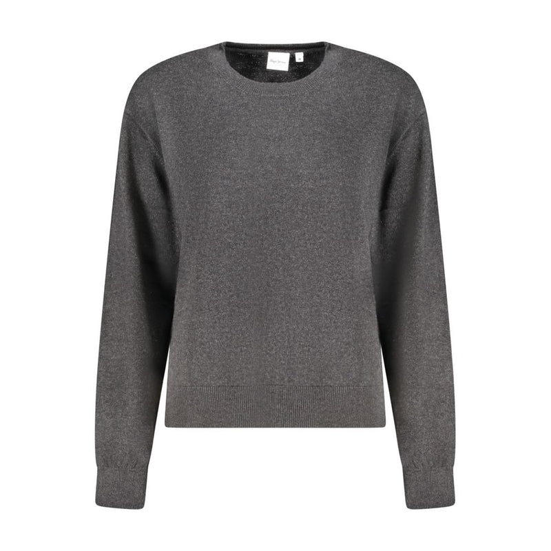 Black Cotton Women Sweater
