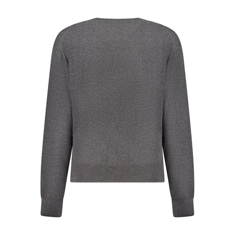 Black Cotton Women Sweater