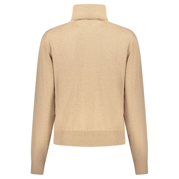 Beige Cotton Women Sweater