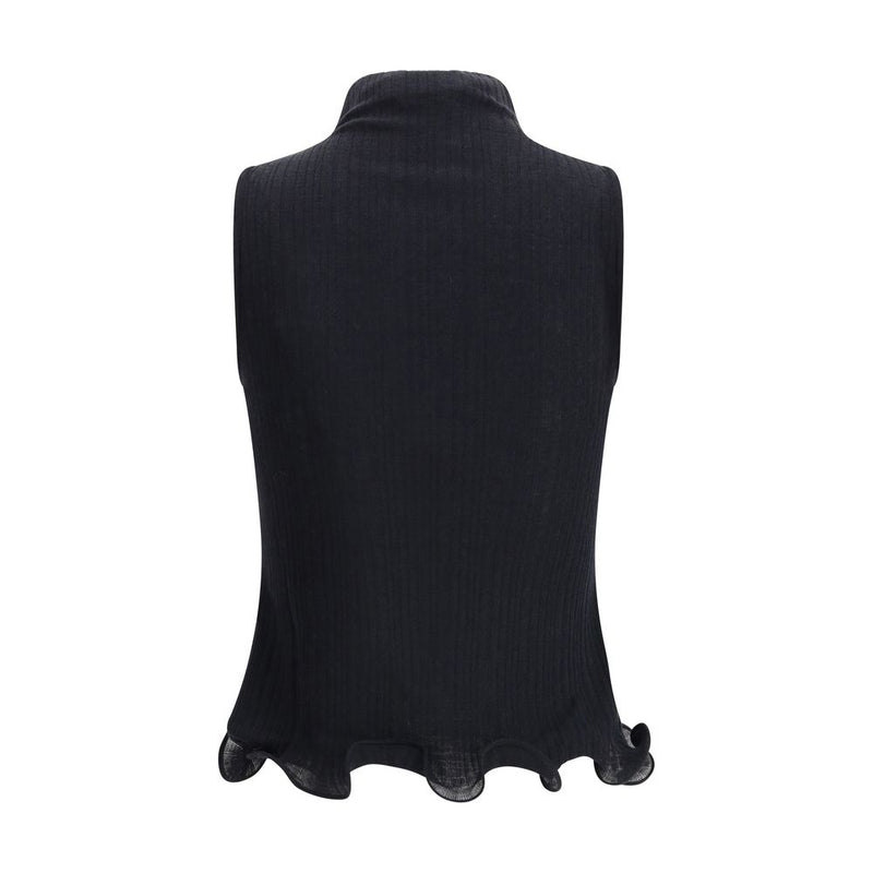 Black Wool Top