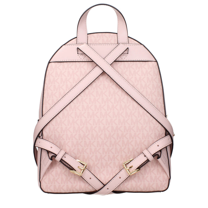 Pink Fabric Backpack