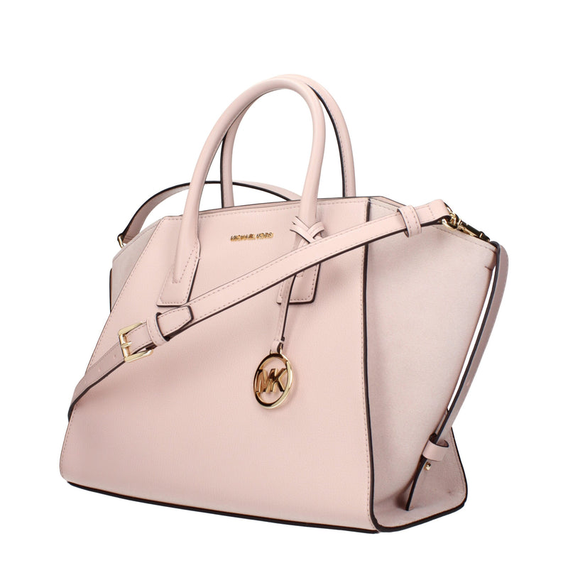 Pink Leather Handbag