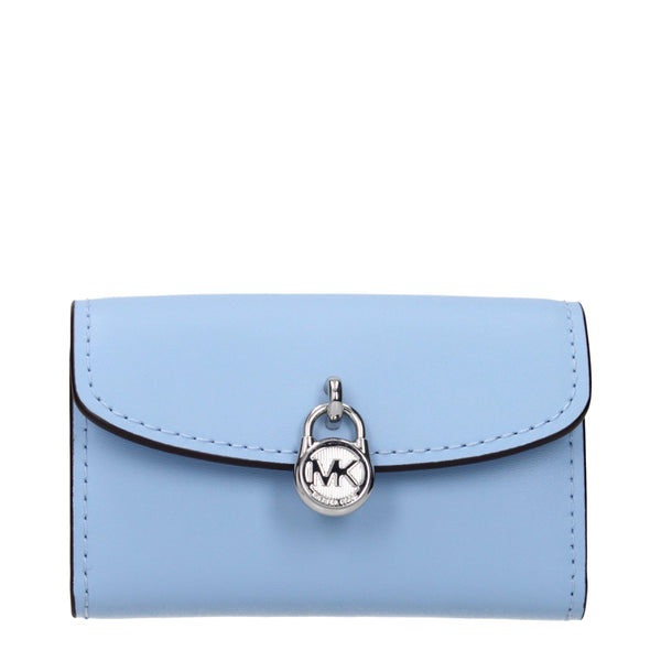 Light Blue Leather Wallet