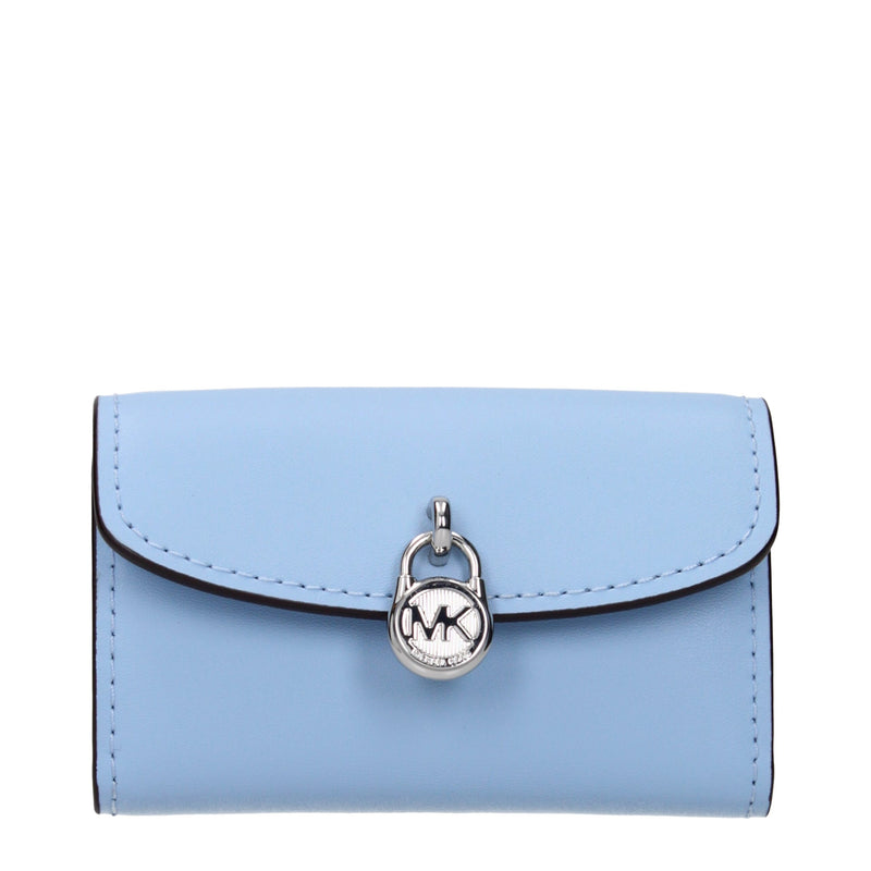 Light Blue Leather Wallet