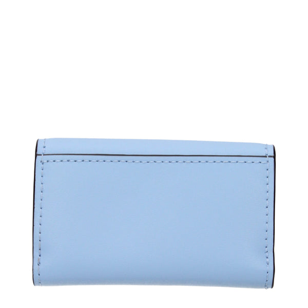 Light Blue Leather Wallet