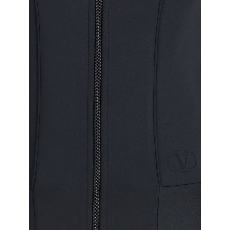 Black Polyester Sweatshirt