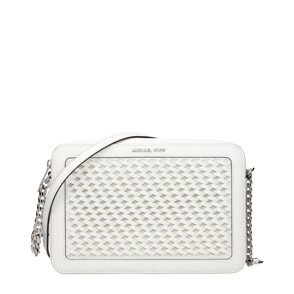 White Leather Crossbody Bag