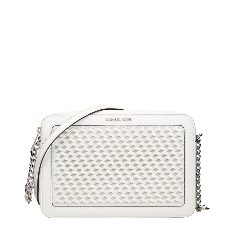White Leather Crossbody Bag