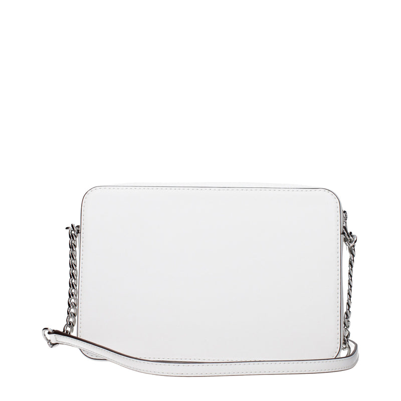 White Leather Crossbody Bag