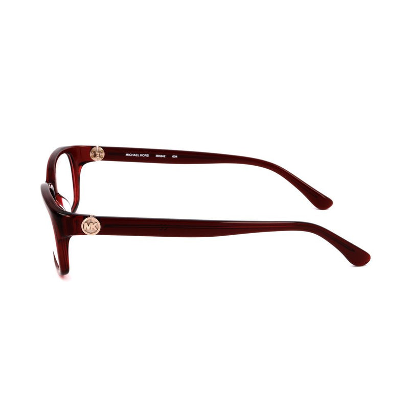 Burgundy Plastic Glasses (Frames)