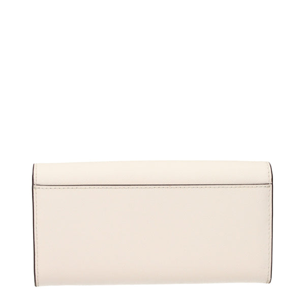 Beige Leather Wallet