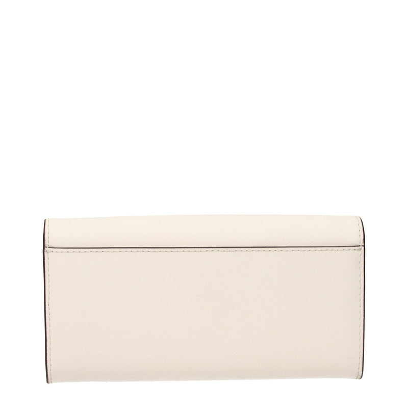 Beige Leather Wallet