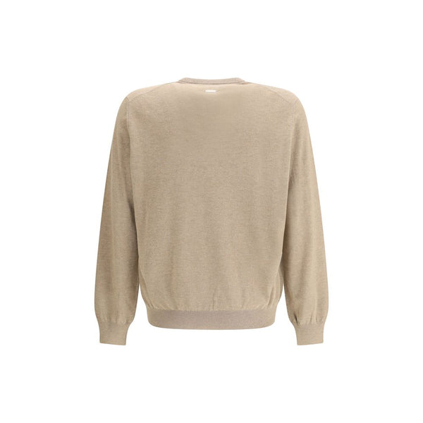 Beige Fleece Wool Sweatshirt