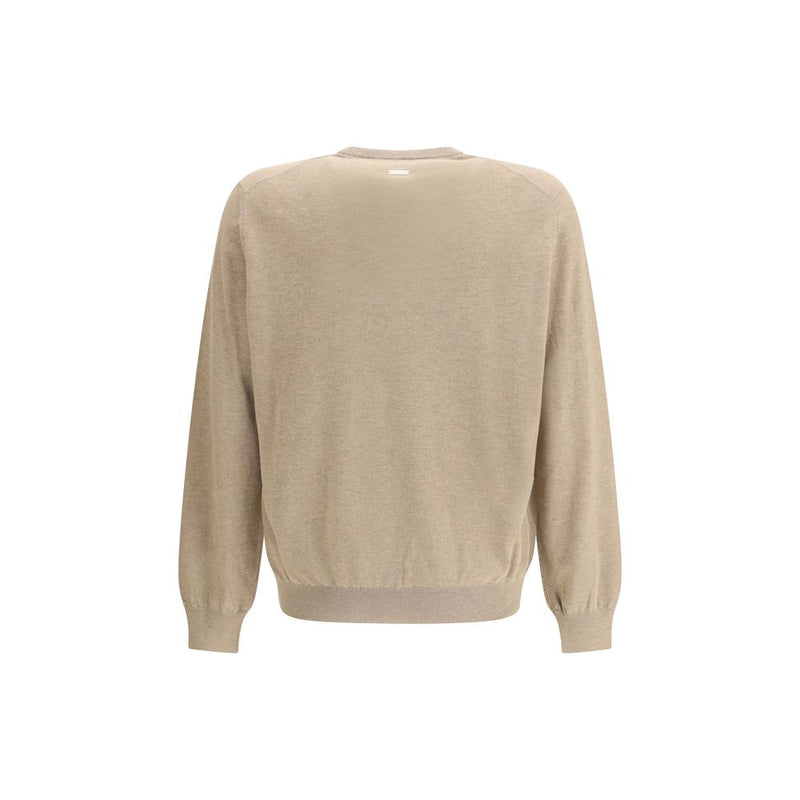 Beige Fleece Wool Sweatshirt