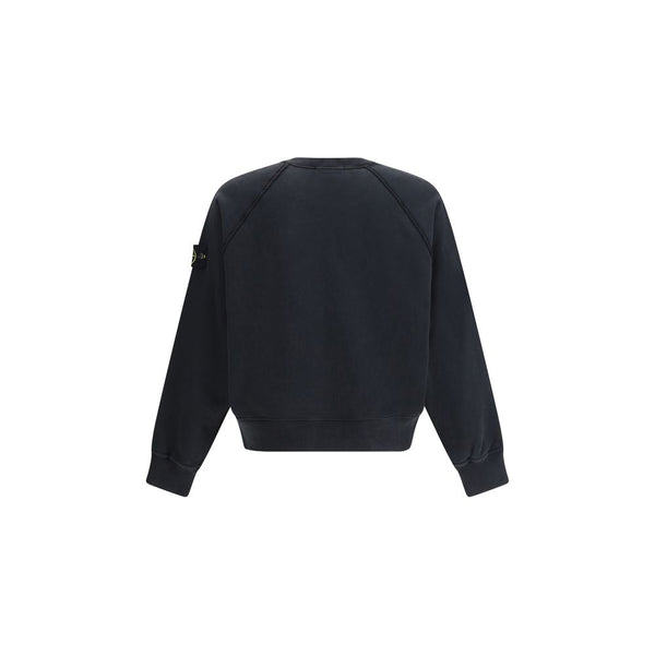 Black Cotton Sweatshirt