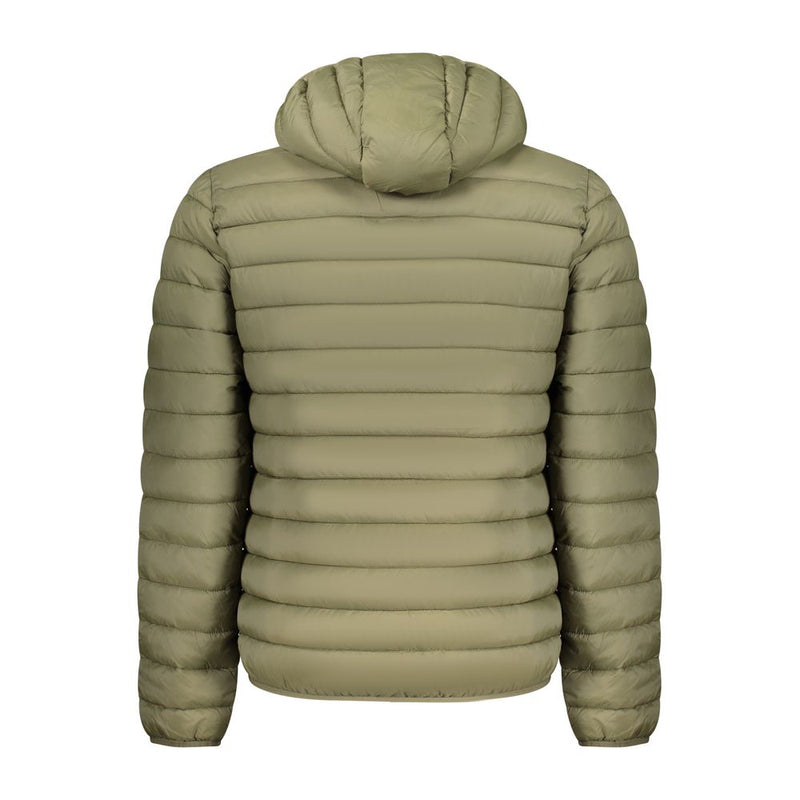 Green Polyamide Men Jacket