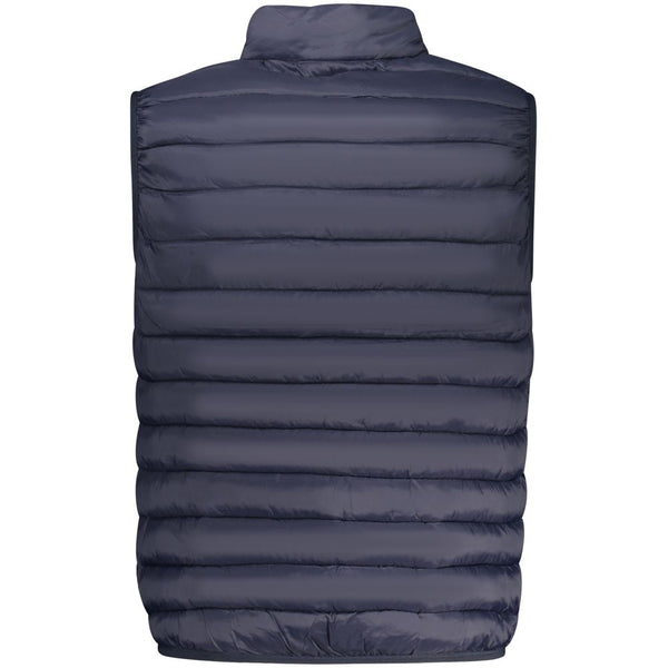 Blue Polyamide Men Jacket