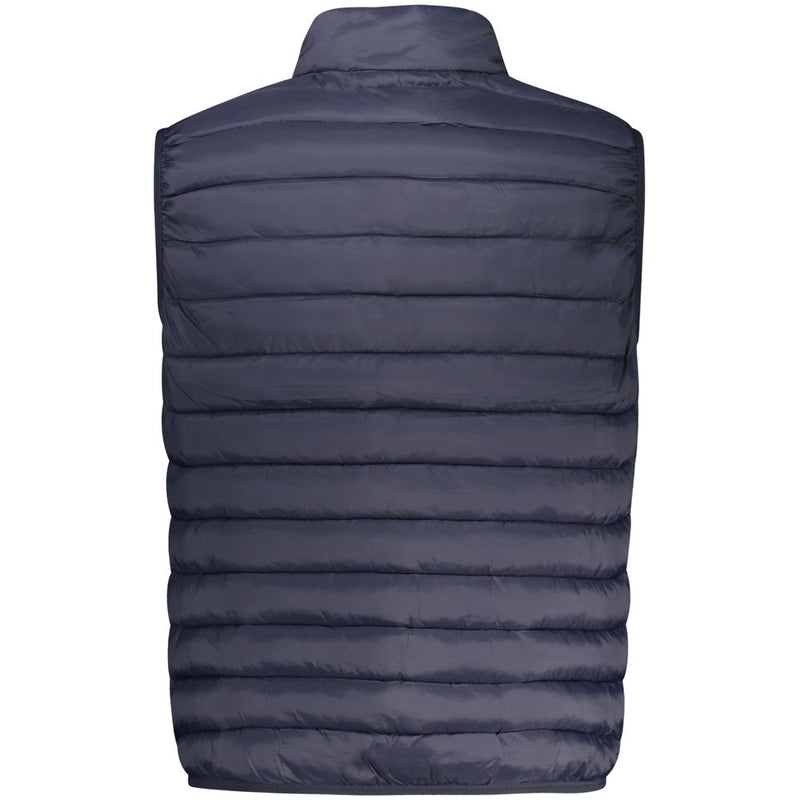 Blue Polyamide Men Jacket