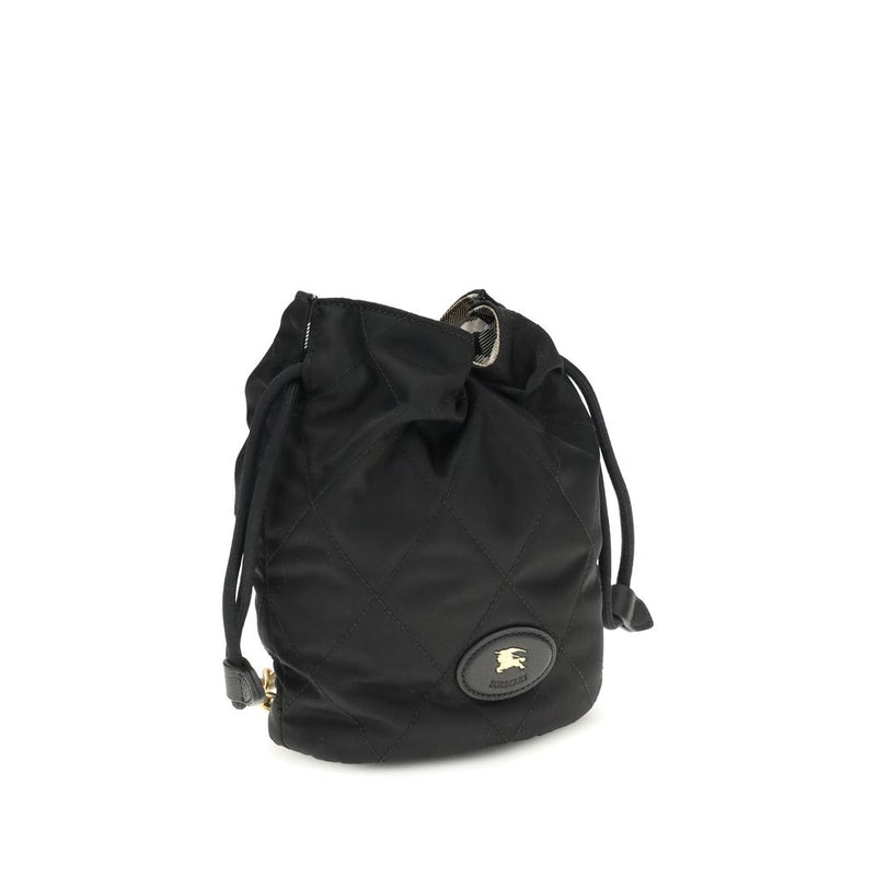 Black Nylon Backet Bag