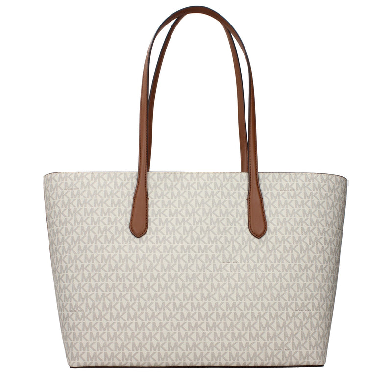 Beige Fabric Shoulder Bag