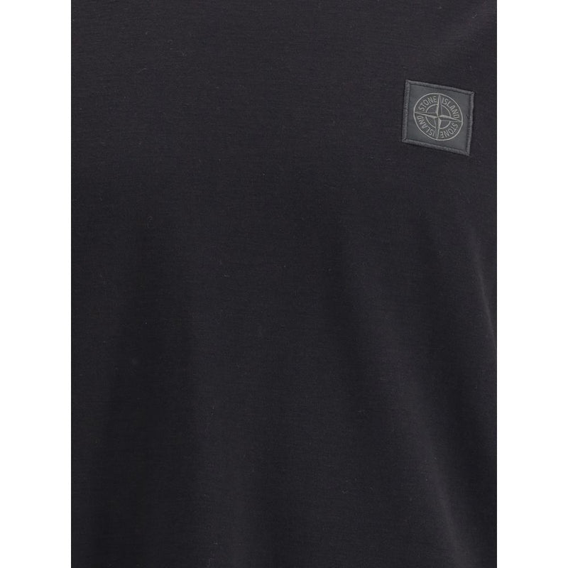 Black Cotton T-Shirt