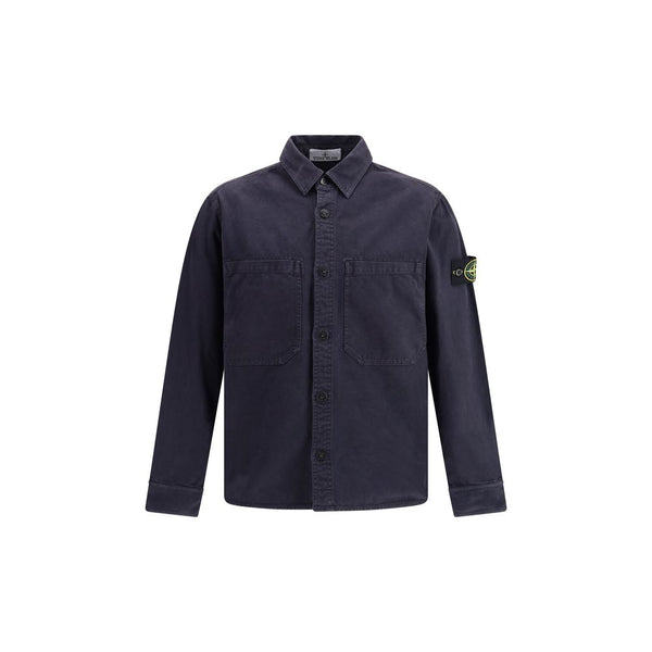 Blue Cotton Dress Shirt