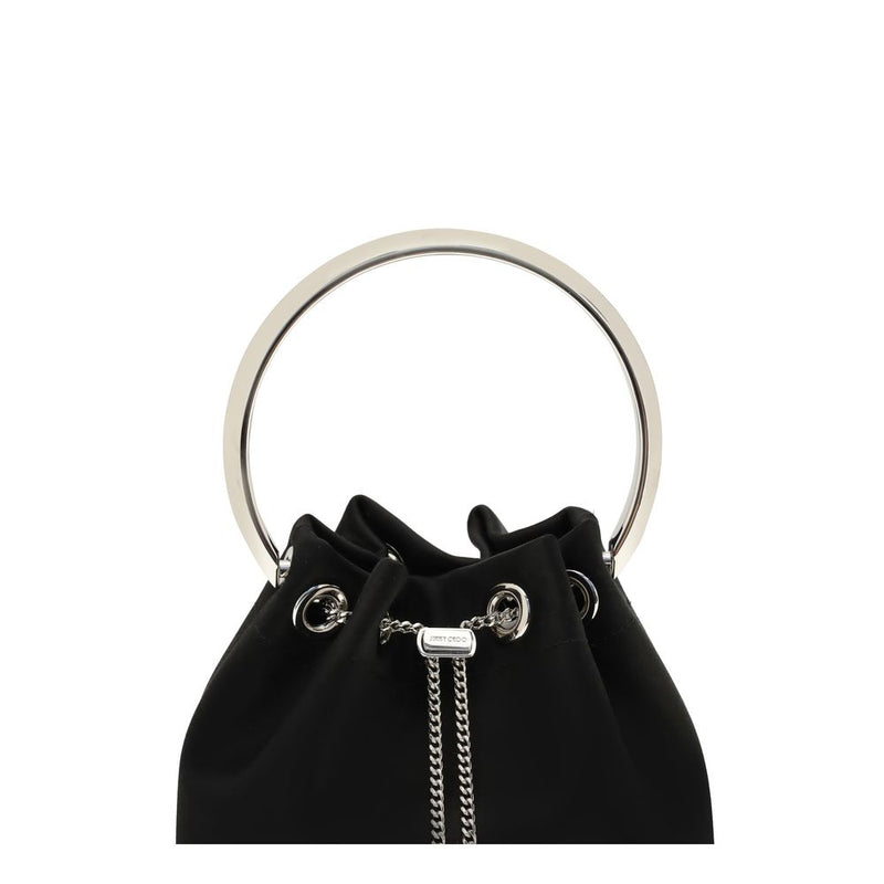 Black Silk Backet Bag