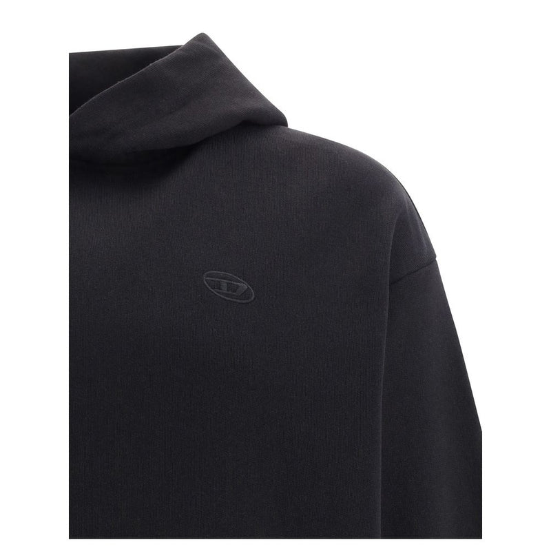 Black Elastane Sweatshirt