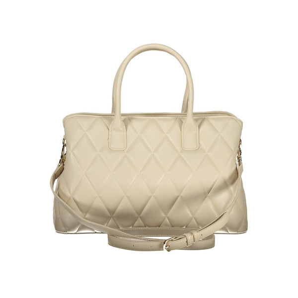 Beige Polyethylene Handbag
