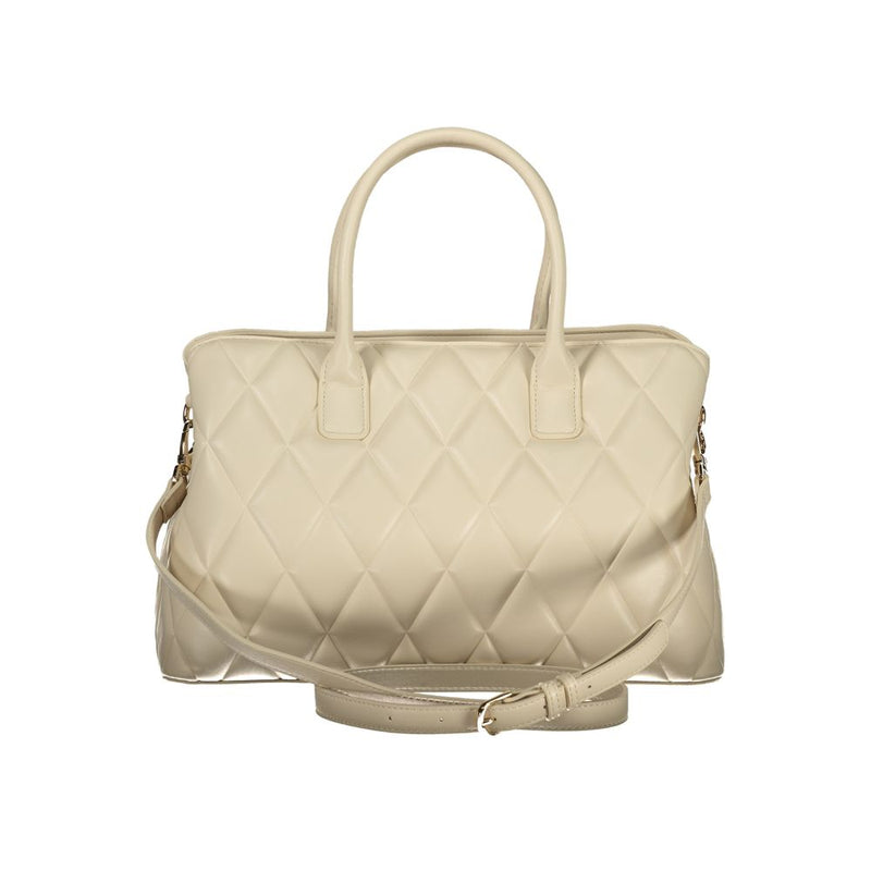 Beige Polyethylene Handbag