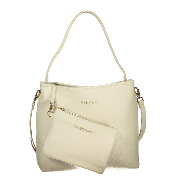 Beige Polyethylene Handbag
