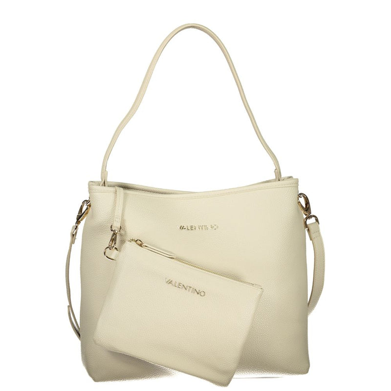 Beige Polyethylene Handbag