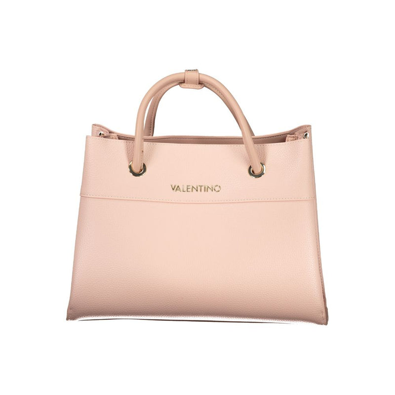 Pink Polyethylene Handbag