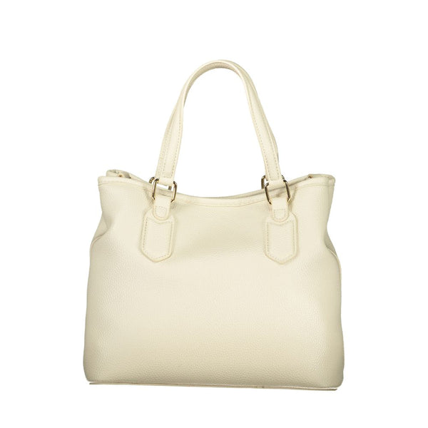 Beige Polyethylene Handbag