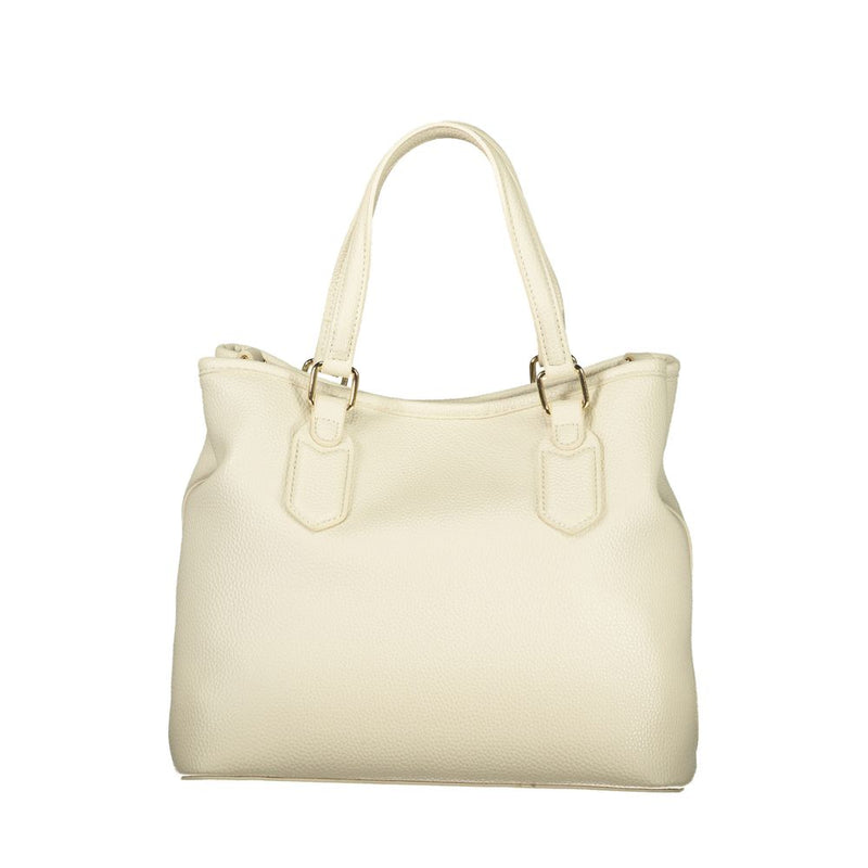 Beige Polyethylene Handbag