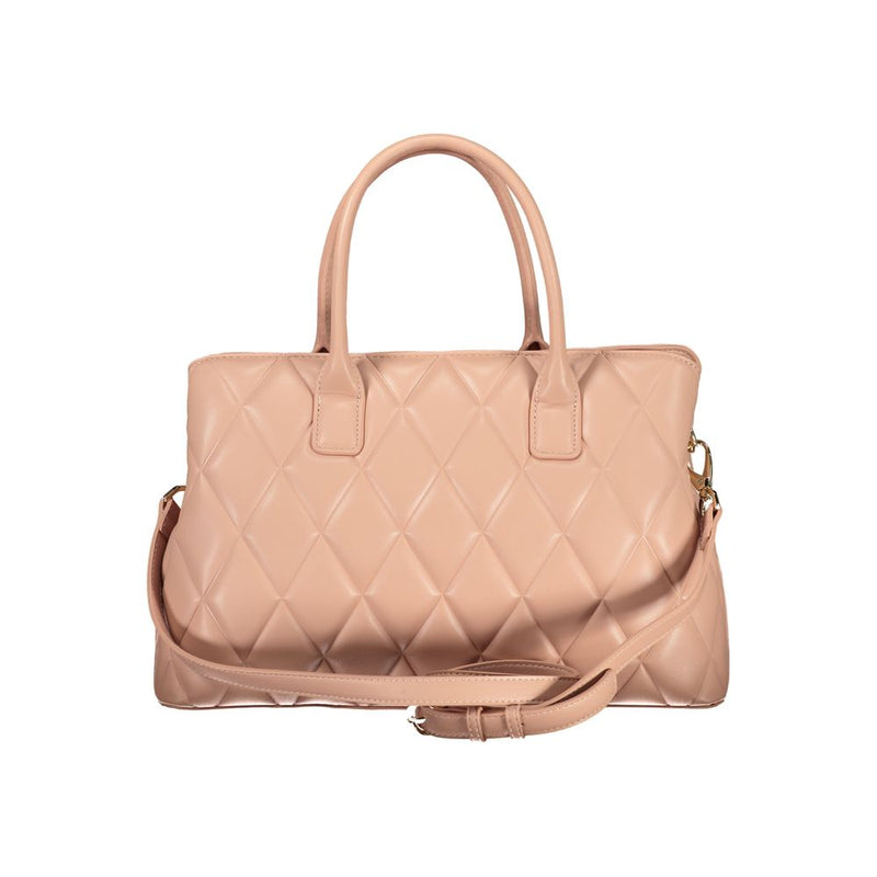 Pink Polyethylene Handbag